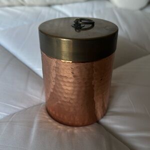 Found Goods Market Copper Hammered Canister